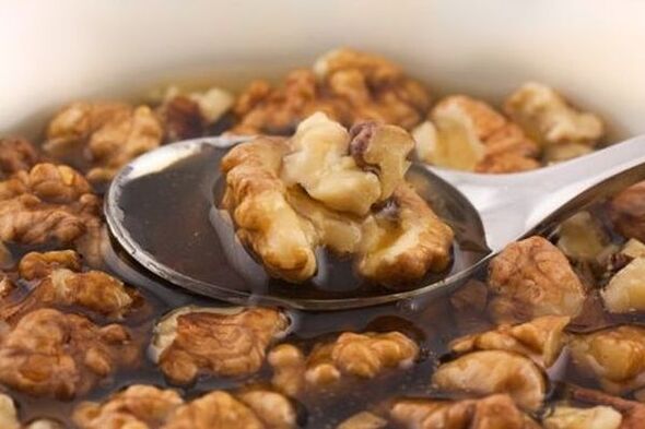 Honey and nuts for potency.